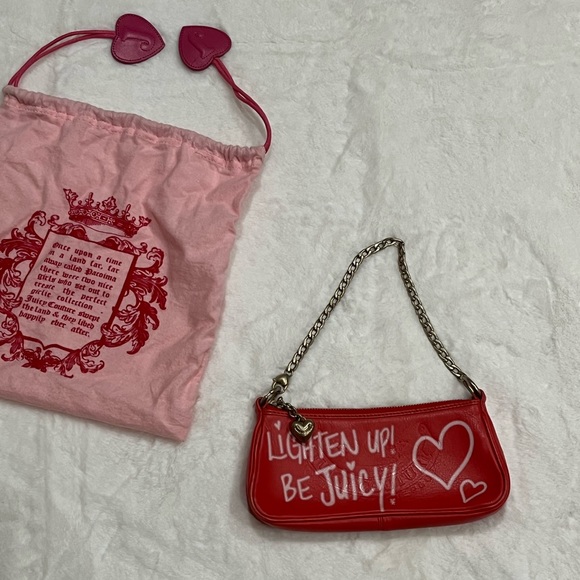 SOLD Vintage Lighten Up Be Juicy Shoulder Purse 💋☁️ - Picture 5 of 5